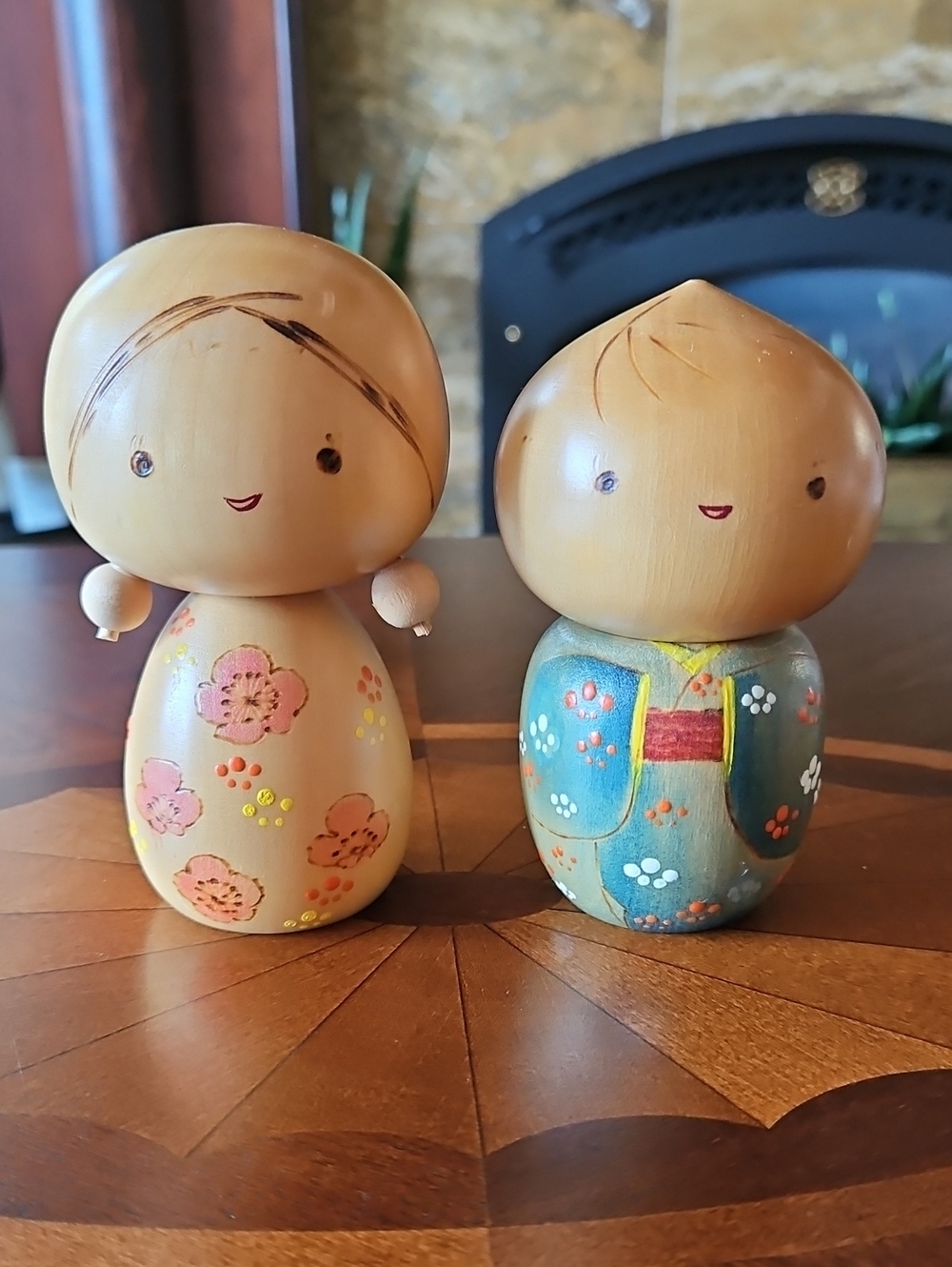 Rare Signed Toa Sekiguchi Creative Kokeshi Dolls Hand-Carved Japanese Wood Art